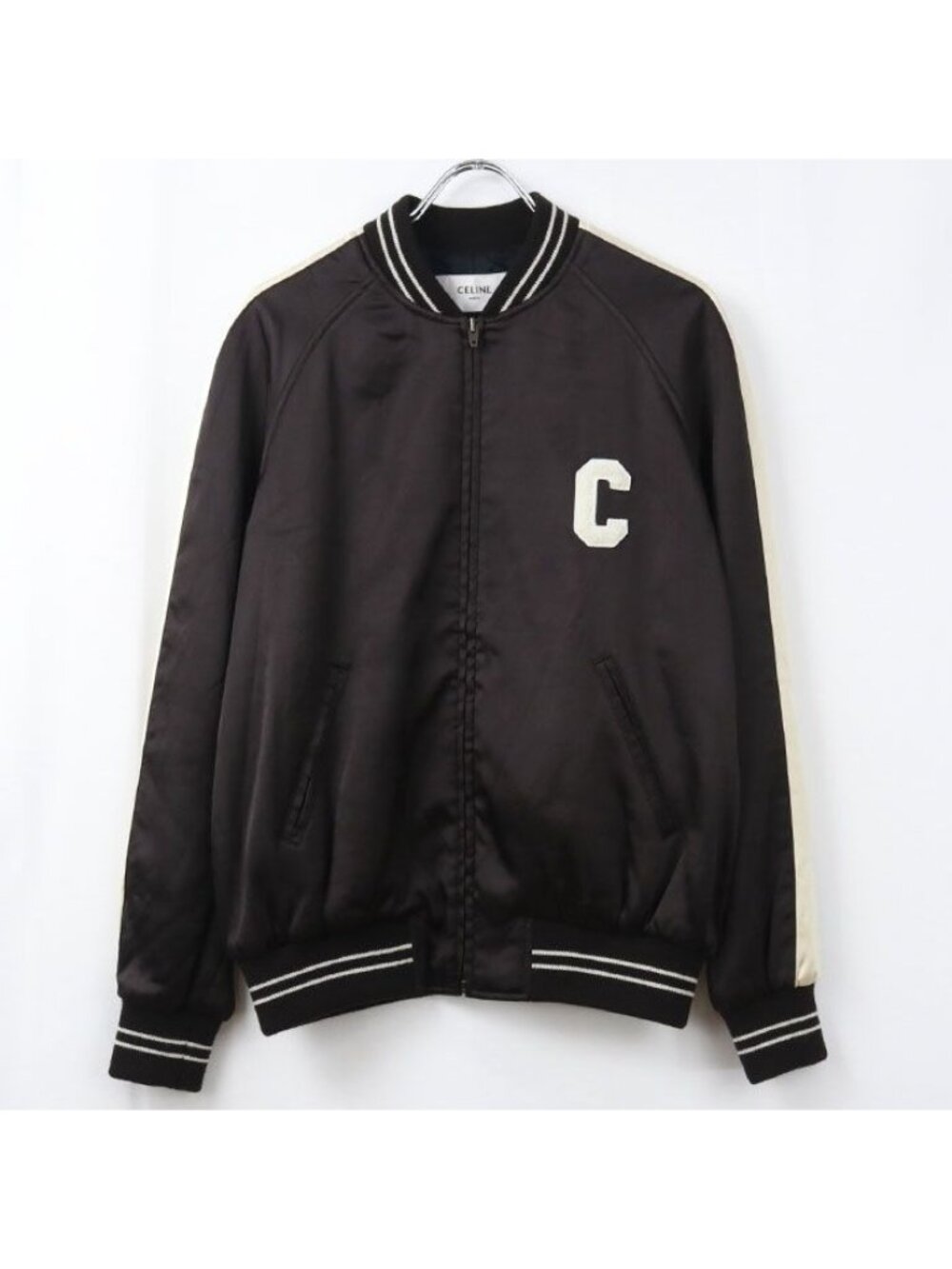 Celine Souvenirteddyjacket Edith Marine C Logo Jacket
